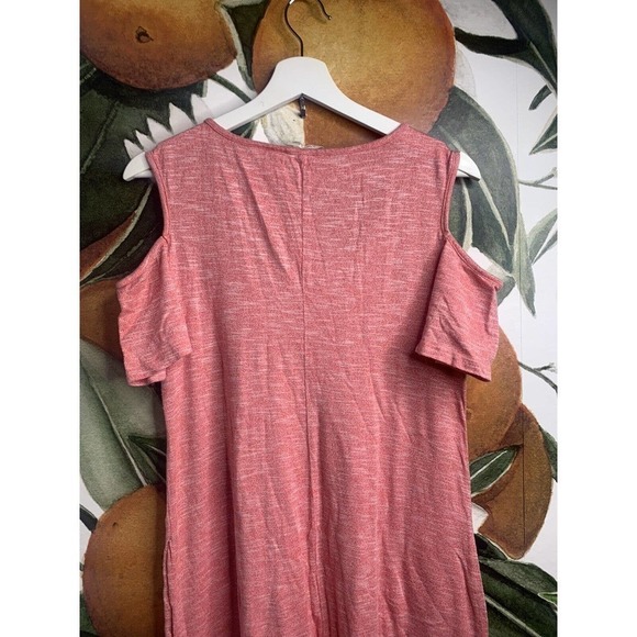 Soft Surroundings Dress PXS Electra Cold Shoulder Maxi Dress Viscose Cotton - Picture 5 of 6